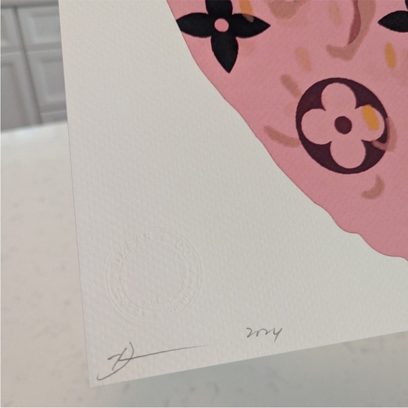 Rare DEATH NYC Limited Edition Louis Vuitton Strawberry Statement Print Signed - Picture 4 of 9